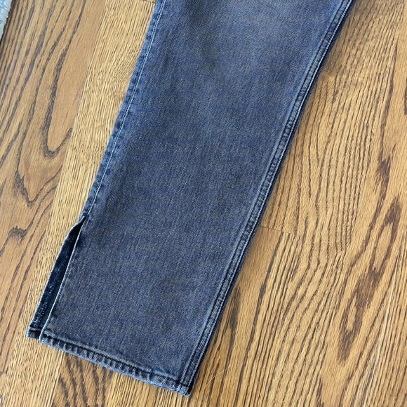 Abercrombie 90s Ultra High Rise Straight Jeans split Hem - Picture 4 of 4